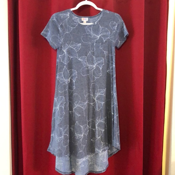 Floral Lularoe Carly - Picture 3 of 3